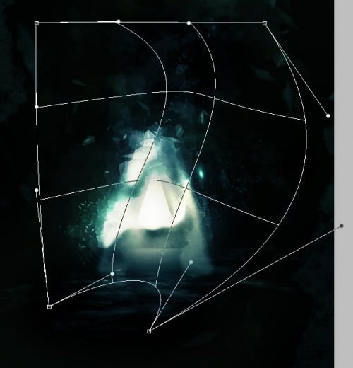 5 warp lens flare 5 warp lens flare 500x520 Design a Shattered Crystal Text with Great Lighting Effect in Photoshop