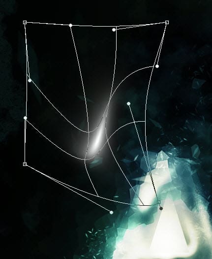 5 warp 5 warp Design a Shattered Crystal Text with Great Lighting Effect in Photoshop