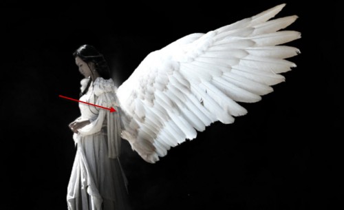 3 attach wing 3 attach wing 500x305 Create a Dark Angelic Figure with Magic Fire Orb Effect in Photoshop