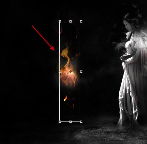 5 particle 5 particle Create a Dark Angelic Figure with Magic Fire Orb Effect in Photoshop