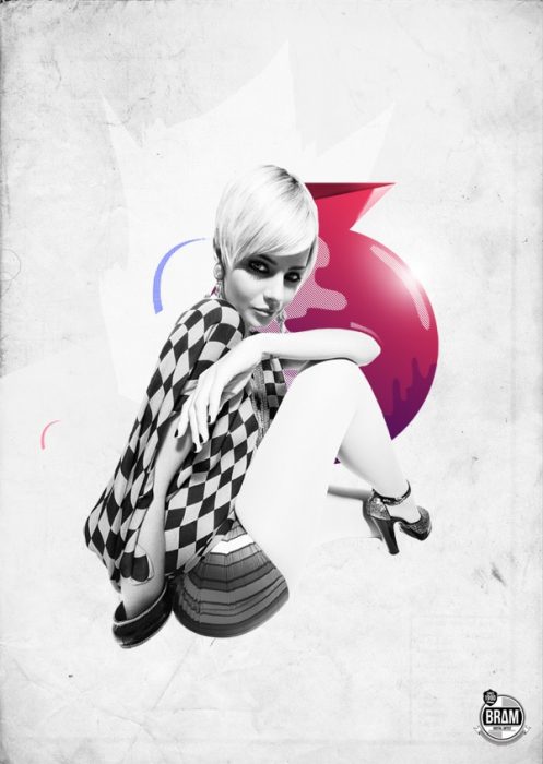 step03 497x700 VIP Member Exclusive Tutorial   Creating a Edgy, Colourful Fashion Photo manipulated Artwork