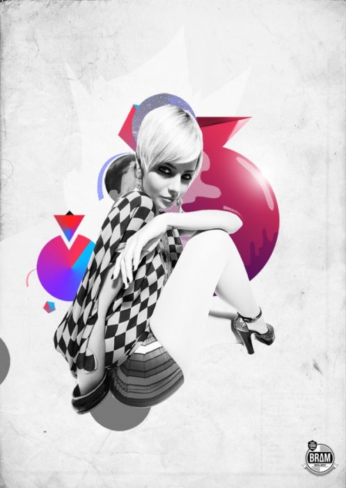 step05 497x700 VIP Member Exclusive Tutorial   Creating a Edgy, Colourful Fashion Photo manipulated Artwork