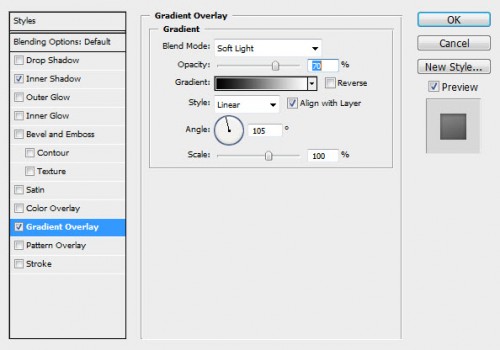 2 grad 2 grad 500x350 Design a Delicious, Shining Circle Play (Web) Button in Photoshop