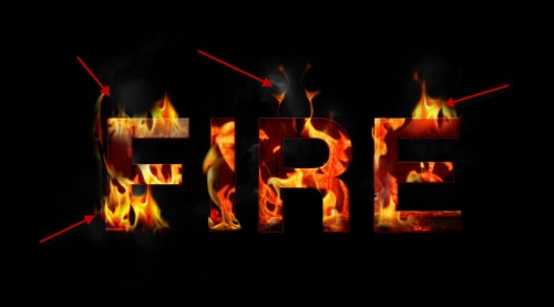 4 smoke 4 smoke 500x277 Create Awesome Particle Flame Text Effect in Photoshop