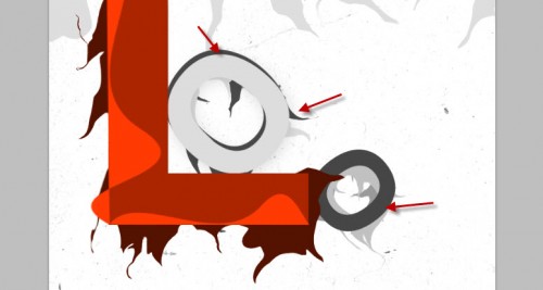 5 repeat 500x267 Design a Freestyle Text Effect with Pen Tool and Liquify Filter in Photoshop