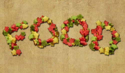 stars candy text effect 500x291 11 Brand New Photoshop Tutorials with Detailed Instruction and Fantastic End Result