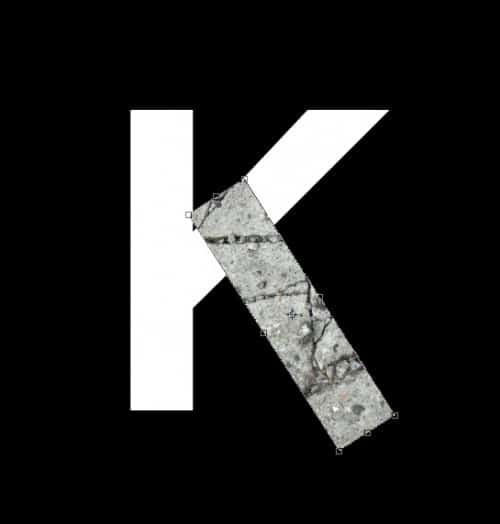 1 paste 500x524 Easily Apply Texture with Clipping Mask to Produce Unique Text Effect in Photoshop