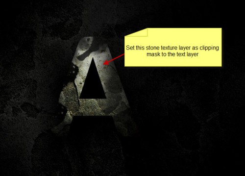 4 clipping 500x359 Design Simple Grungy Text Effect with Custom Brush in Photoshop