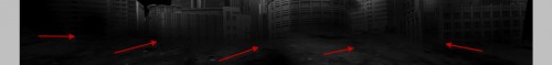 2 erase ground 500x59 Create a Surreal Dark City with Meteorite Fall Scene in Photoshop