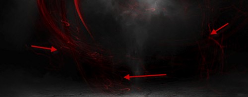 5 part 2 500x196 Create an Awesome Floating Face Manipulation with Fiery Hair in Photoshop