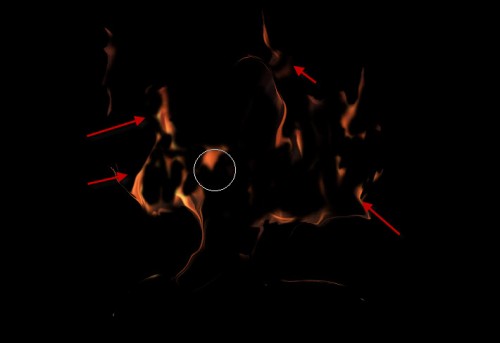 3 liquify 3 liquify 500x343 Create a Burning Metal Text with Melting Effect in Photoshop