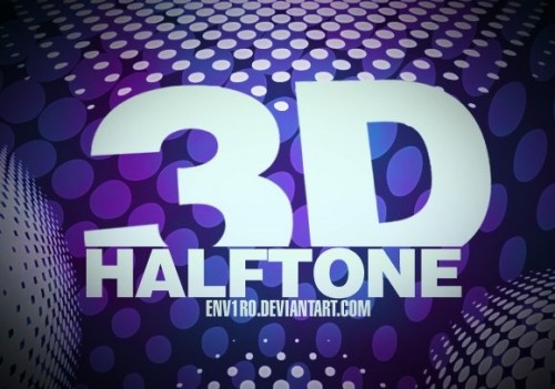 328 3d halftone 500x351 Fantastic Free Photoshop Brushsets for Photo Manipulation   Part II