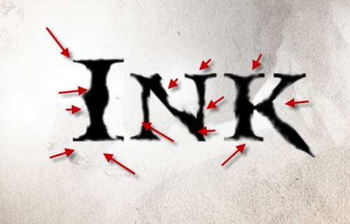 2 erase 1 500x320 Create a Dissolved Ancient Ink Text Effect in Photoshop