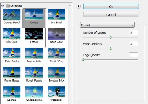 5 cutout 5 cutout 500x352 Transform Normal Portrait Image into Artistic Painting in Photoshop