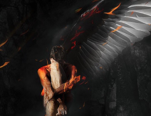 6 effect 500x383 Design a One Winged Fallen Angel Scene in Photoshop