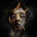 Design a Rusted Metal Face Manipulation with Abstract Falling Lines in Photoshop