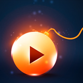 Design a Delicious, Shining Circle Play (Web) Button in Photoshop
